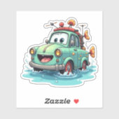 Schattigee Cartoon auto sticke Sticker (Vel)