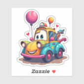 Schattigee Cartoon auto sticke Sticker (Vel)