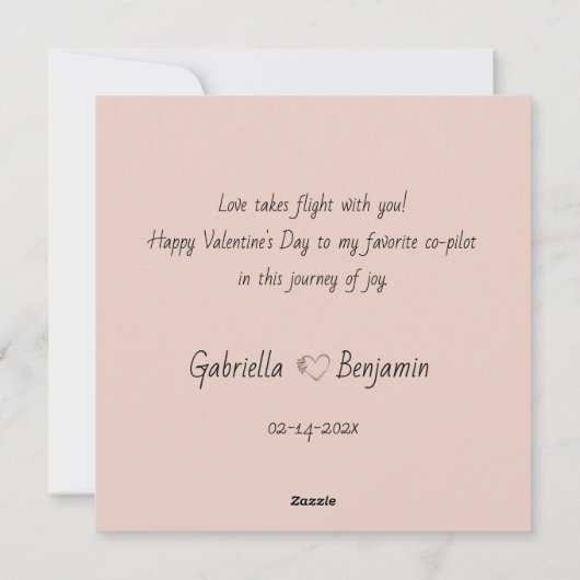 Schattigee Cartoon Bambi Lovers Hearts Valentijn's Feestdagenkaart (Achterkant)