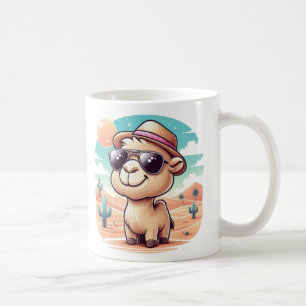 Schattigee Cartoon Camel Mok - Funny Desert Coffee