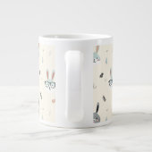 Schattigee cartoon dierengezichten extra grote beker (Achterkant)