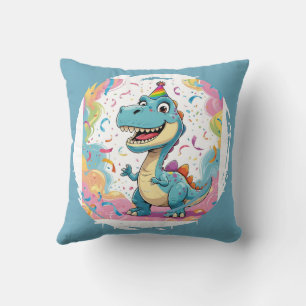 Schattigee Cartoon dinosaurus Sierkussen