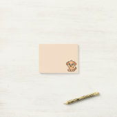 Schattigee Cartoon Dog Post-It Notes (Op bureau)