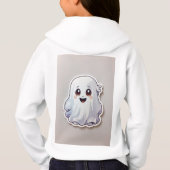 "Schattigee Cartoon Friendly Spirit" Pullover Hood (Achterkant)