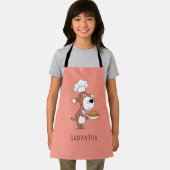 Schattigee Cartoon Funny Chef Cook Dog Puppy Keuke Schort (Insitu)
