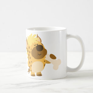 Schattigee Cartoon Gevlekte hyena Verplettering va Koffiemok