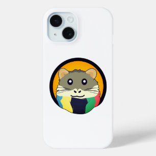 Schattigee cartoon hamster met een veelkleurige sj