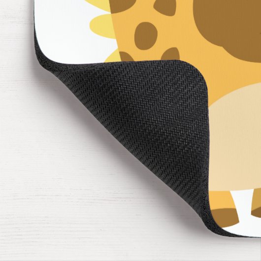 Schattigee Cartoon hyena crush-een bot mousepad Muismat (Hoek)