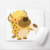 Schattigee Cartoon hyena crush-een bot mousepad Muismat (Met muis)