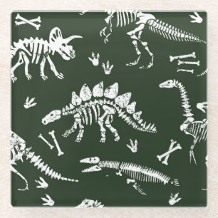 Schattigee cartoon krokodillen, naadloze illustrat glazen onderzetter