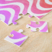 Schattigee Cartoon kwal in kleurrijke oceaan Legpuzzel (Zijkant)