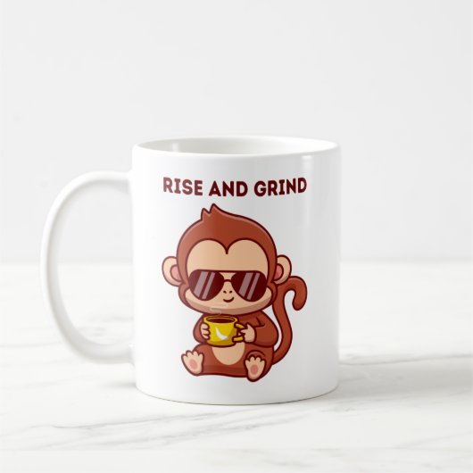 Schattigee Cartoon Monkey Mok (Links)
