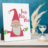 Schattigee Cartoon Mouse Santa Collectie Fotoplaat (Zijkant)