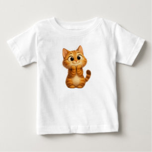 Schattigee Cartoon, Oranje Tabby Cat