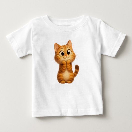 Schattigee Cartoon, Oranje Tabby Cat (Voorkant)