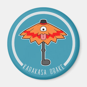 Schattigee Cartoon paraplu geest   Japanese Yokai Magneet