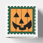 Schattigee Cartoon pompoen Jack-O-Lantern Hallowee Bedankdoosjes (Bovenkant)