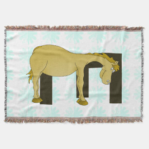 Schattigee Cartoon Pony monogram E Deken
