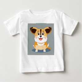 Schattigee Cartoon puppy met Schattige expressie