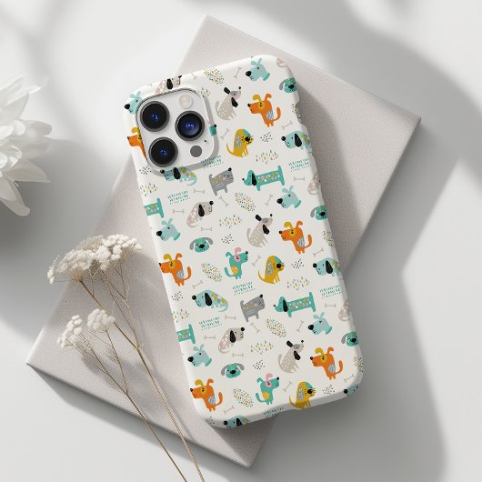 Schattigee Cartoon Quirky Dog Speelse iPhone / iPa Case-Mate iPhone Case