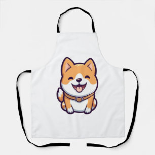 Schattigee Cartoon Shiba Inu Schort