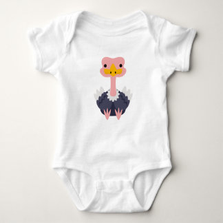 Schattigee Cartoon struisvogel cadeau Romper