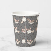 Schattigee Cartoon Sugar Glider Papieren Bekers (Rechts)