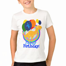 Schattigee Cartoon T-Rex Dinosaurus Verjaardagsbal