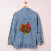 Schattigee Cartoon Turkije Denim Jacket (Hangar)