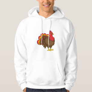Schattigee Cartoon Turkije Hoodie
