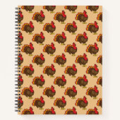 Schattigee Cartoon Turkije Notitieboek (Voorkant)