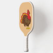 Schattigee Cartoon Turkije Pickleball Paddle (Links)