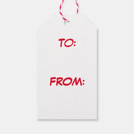 Schattigee Cartoon van kerstschapen Cadeaulabel (Achterkant)