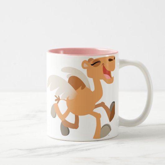 Schattigee Cartoon Winged-Camel Mok (Rechts)