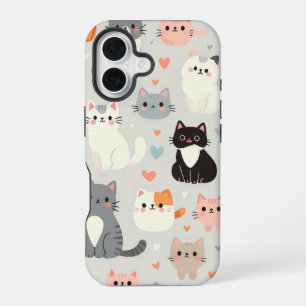 Schattigee Cat Apple iPhone 16 Hoesje