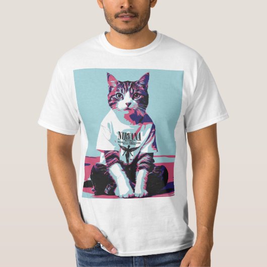 Schattigee Cat Chillin' T-shirt (Voorkant)