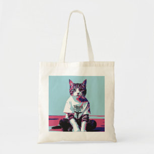 Schattigee Cat Chillin' Tote Bag