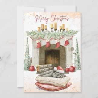 Schattigee Cat Christmas Kaarten 1
