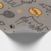 SCHATTIGEE CAT&DOG CADEAUPAPIER (Hoek)