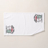 Schattigee Cat & Dog 'Fur-Real Friends Forever' On Bad Handdoek (Handdoek)