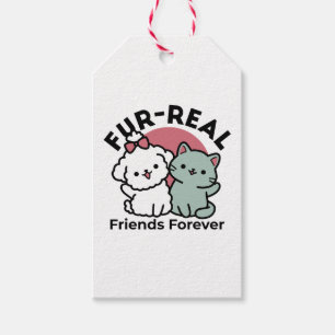 Schattigee Cat & Dog 'Fur-Real Friends Forever' On Cadeaulabel