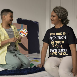 Schattigee Cat Eenvoudige Stijlvolle Quote Geperso T-shirt