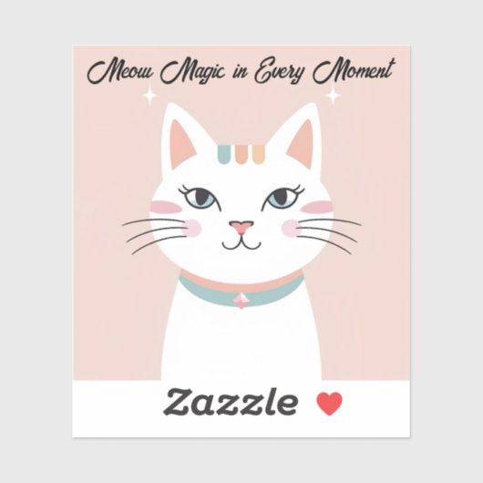 Schattigee Cat Face Sticker – PixelCharm Studio (Vel)