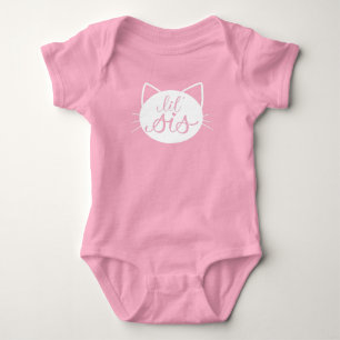 Schattigee Cat Head Lil Sis Romper