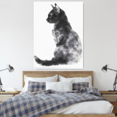 Schattigee Cat Home Decor Canvas Art Wall Art (Insitu (Slaapkamer))