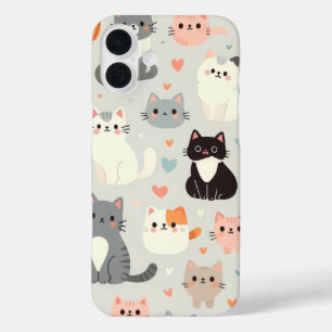 Schattigee Cat iPhone 16 Plus Hoesje
