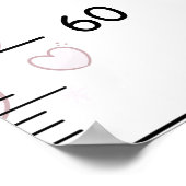 Schattigee Cat Kawaii Groeikaart Poster (Hoek)