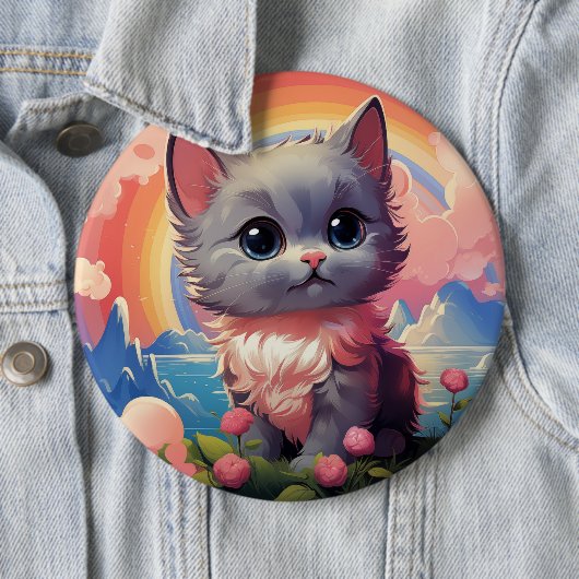 Schattigee CAT-knop Ronde Button 6,0 Cm (In situ)