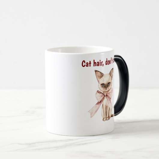 Schattigee Cat Mok met grappige quote (Voorkant rechts)