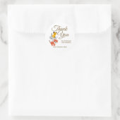 Schattigee Cat Pet Business Dank je Ronde Sticker (Tas)